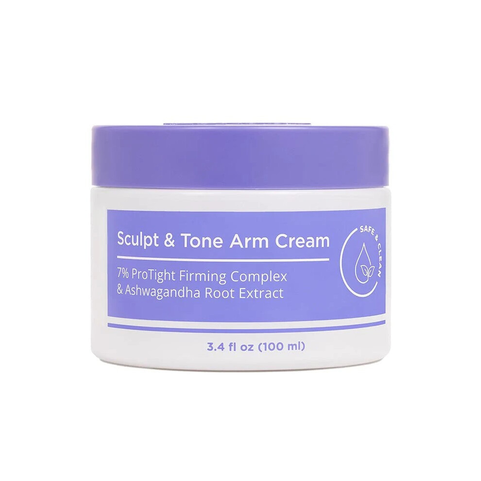 Rowjow Sculpt & Tone Arm Firming Cream 7% Protight Complex & Ashwagandha Extract Tightens, Smooths & Lifts Sagging Arm Skin 100Ml
