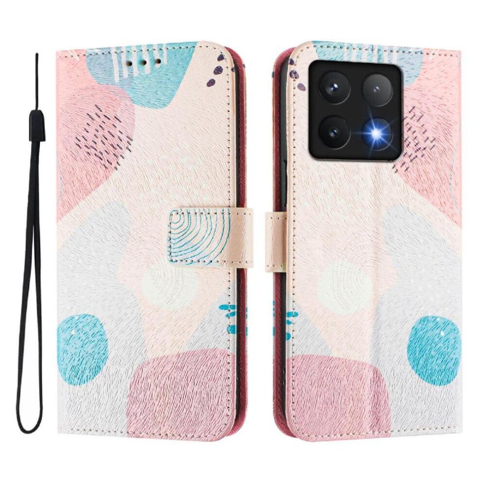 (C5 ) Case For Xiaomi 14T Pro 5G Pattern Flip Pu Leather With Credit Slot Card Holder Wallet Cover 764563466160