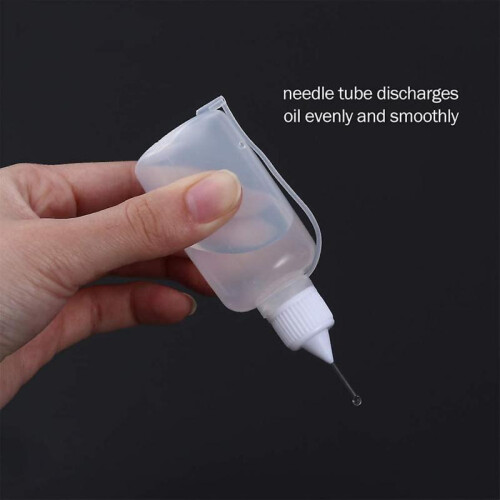 10pcs Plastic Bottles with Nozzles, Precision Tip Applicator Squeeze Bottles for Glue Paint20ml 1