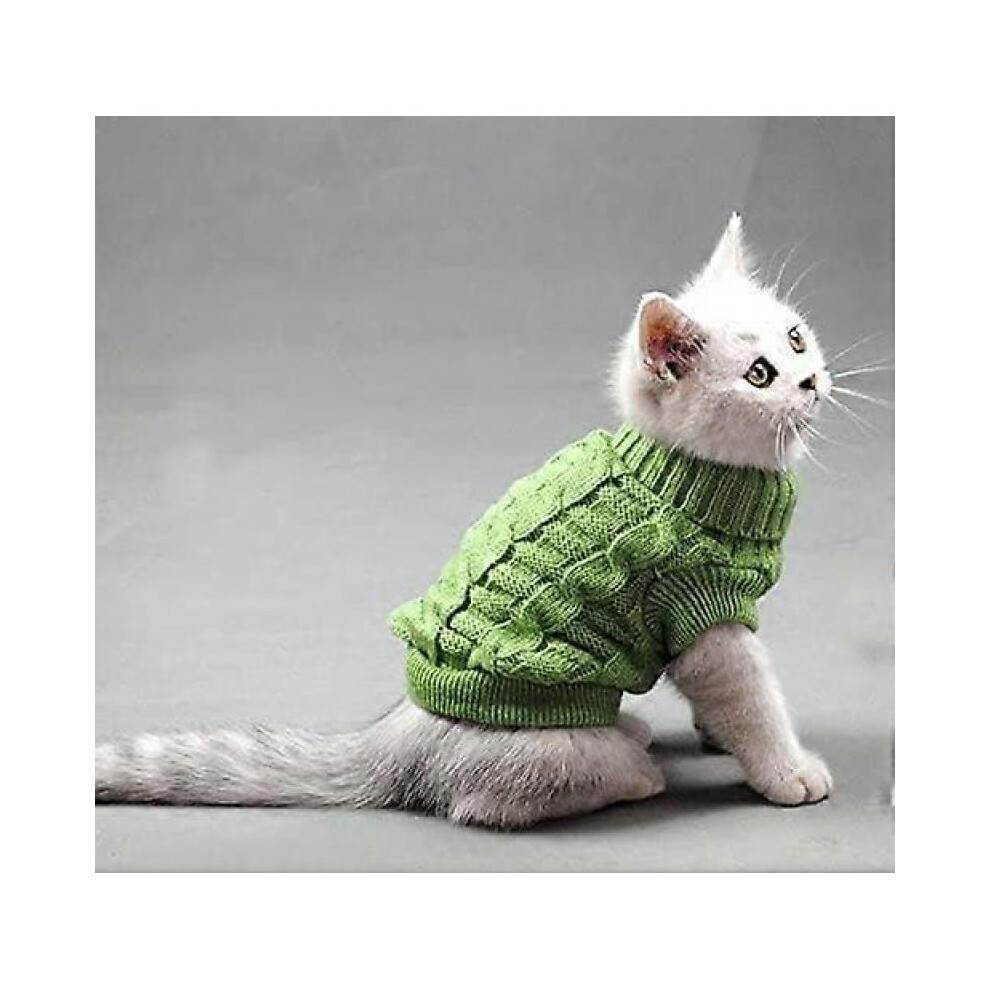 Pet Cat Sweater Kitten Clothes for Cats Small Dogs,Turtleneck Cat Clothes Pullover Soft Warm,fit Kitty,Chihuahua,Teddy,Poodle,Pug