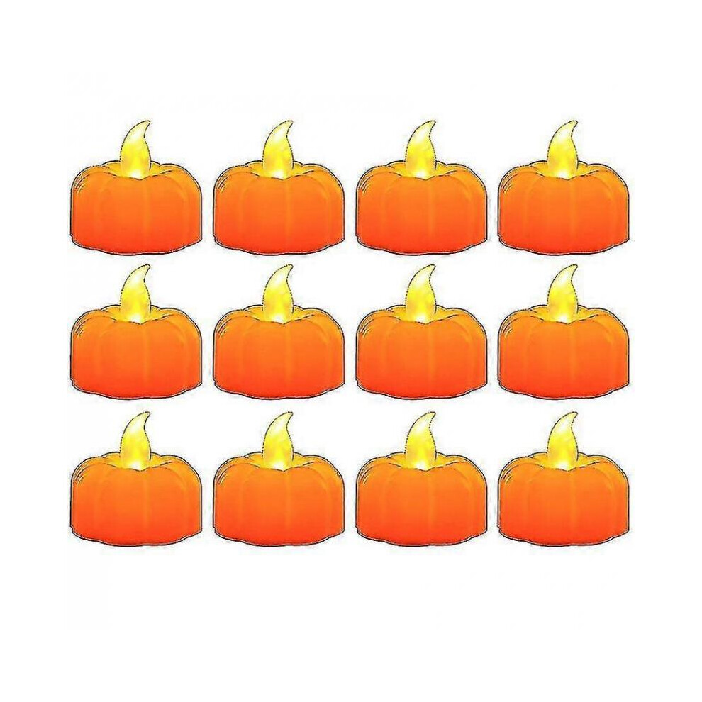 Halloween 12 Pack Led Pumpkin Lights