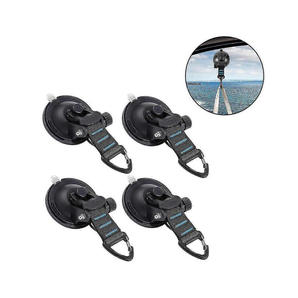 4pcs Camping Tarp Suction Cups Secure Your Tarp with Ease, Blue