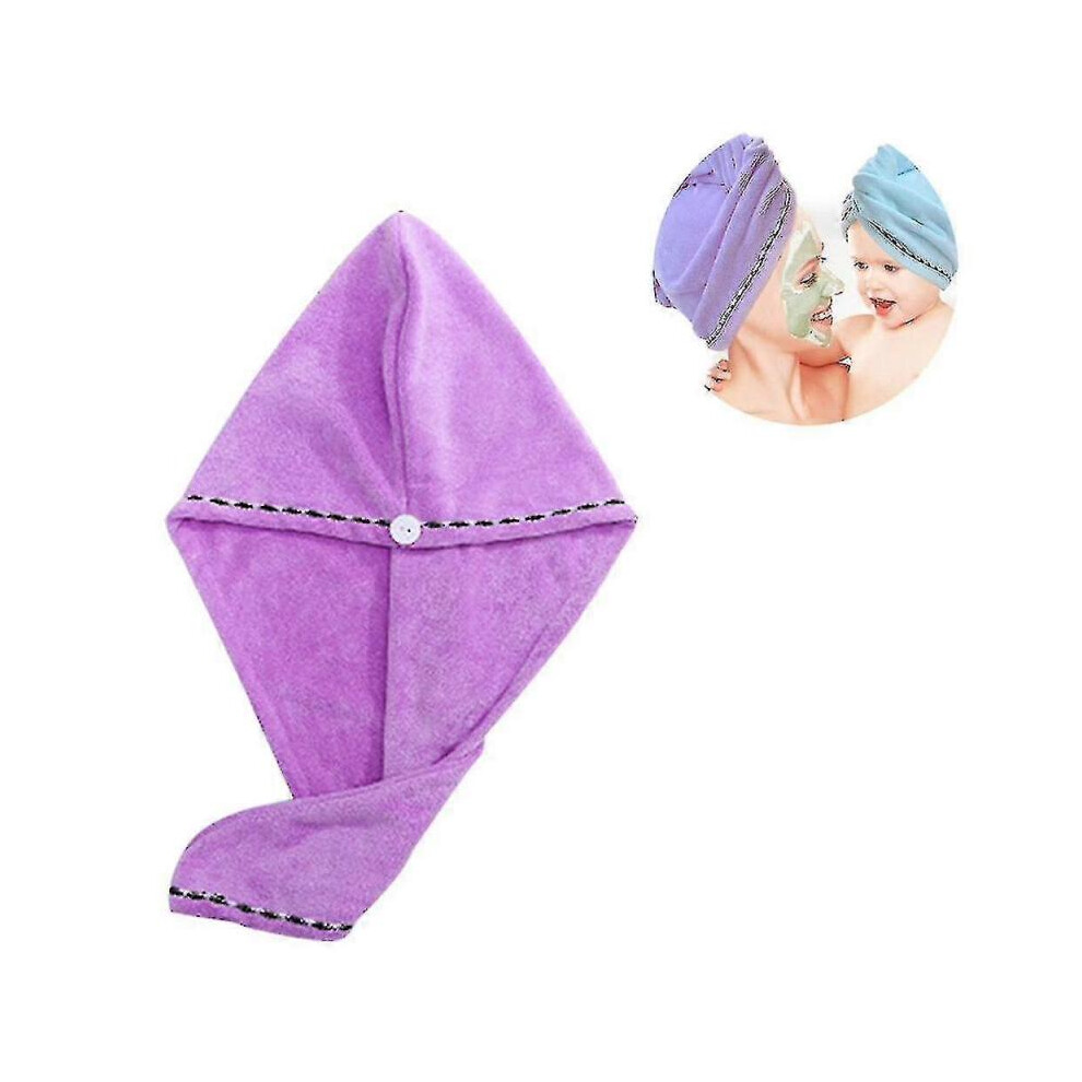 3 Pack Microfiber Hair Towel Wraps for Women Quick Dry Anti-frizz