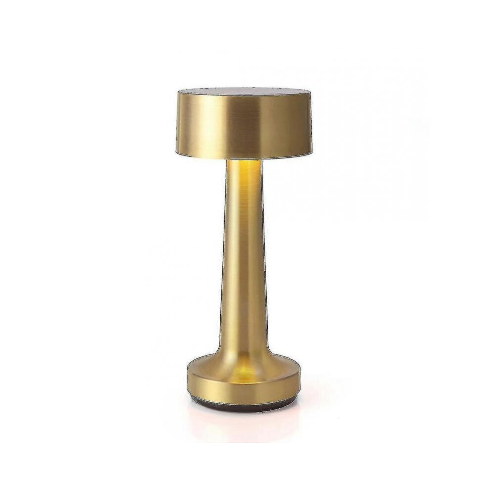 Touch Sensor Bar Rechargeable Table Lamps(golden)