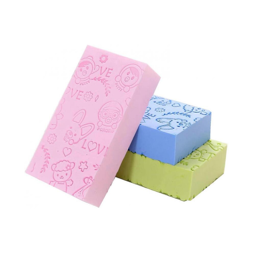 3 Pcs Exfoliating Bath Body Shower Sponge
