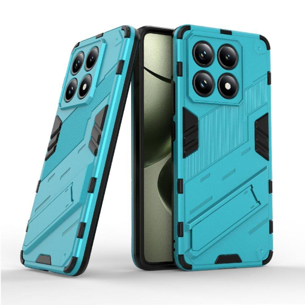 (Blue) Case For Xiaomi 14T Rugged Military Protective Cover Kickstand Blue 764563467990