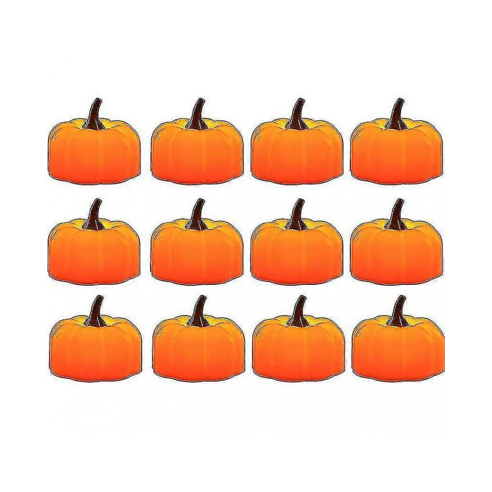 Halloween 12 Pack Led Pumpkin Lights