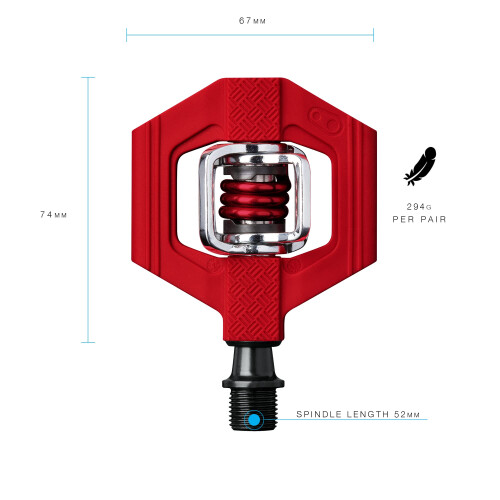 Crankbrothers MTB Pedaler Candy 1 R?d 1