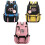 (BlackWhite)Blackpink grote capaciteit printrugzak schoudertas USB-interface waterdicht 6