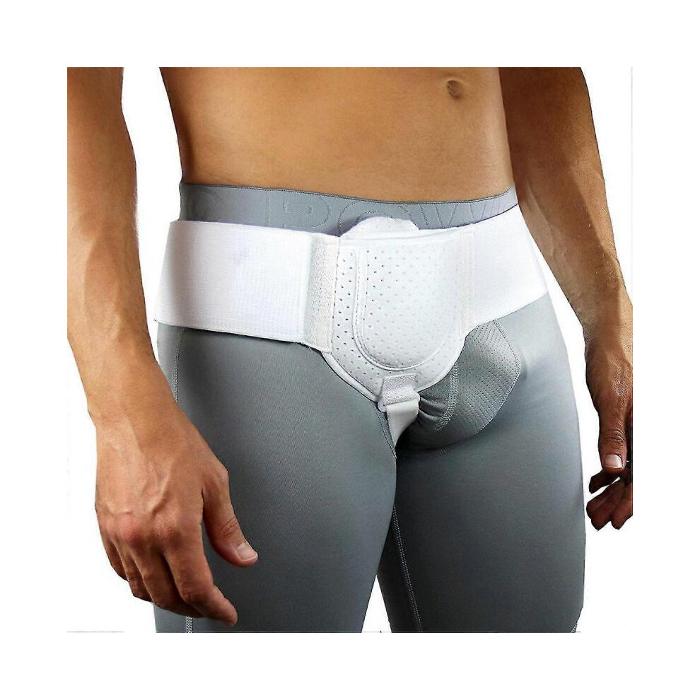 Adult Hernia Belt Truss for Groin Or Sports Hernia Support Support Pain Relief Recovery Belt with 1 Removable Compression Pad