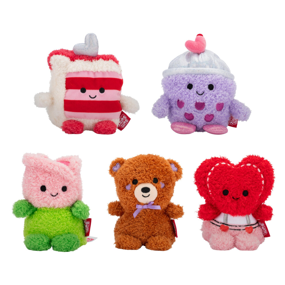 Bumbumz 4.5-Inch Sweetbumz Series Iii Plush 5-Pack - Collectible Stuffed Toys - Valentine Collection - From The Makers Of Original Squishmallows