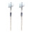 2 Pack False Toothbrushes Portable Durable Double Sided Denture Denture Cleaning Tool Brush 5