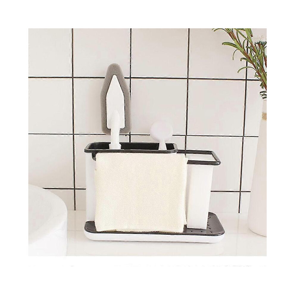 Storage Of Kitchen Utensils Sink Sponge Holder Organizer for Tidying