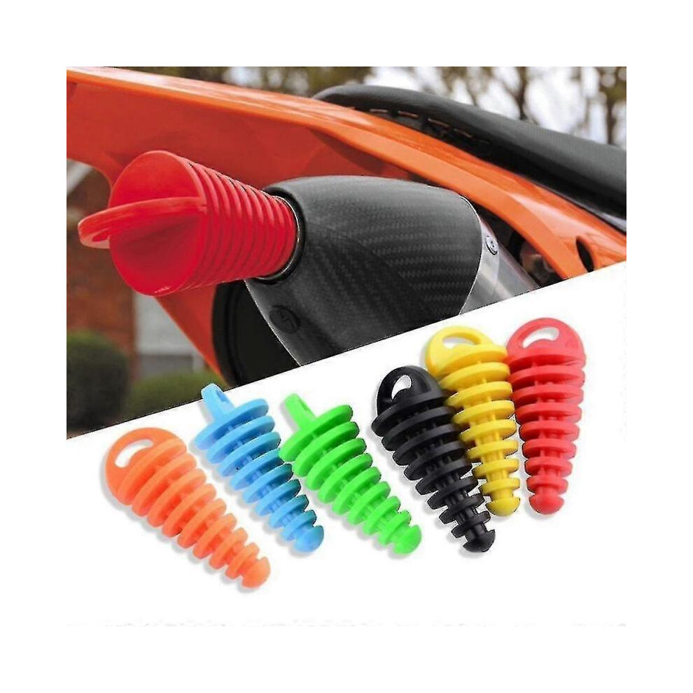 Motorcycle exhaust pipe cap, universal silencer protector for motorcycles and ATVs