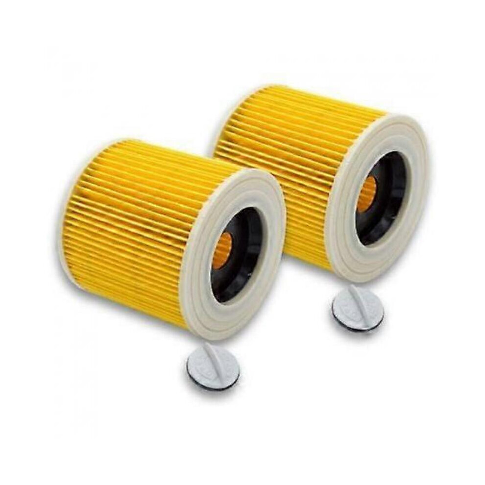 2X Vacuum Cleaner Cartridge Filter Compatible Wd2 Wd3 Mv3 Mv2 A2004 A2054 A2204 A2656 Orange