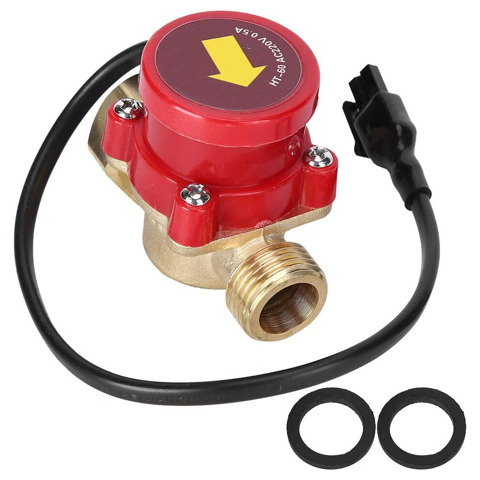 Water Flow Control Sensor Switch, 220V 60W Water Pump Flow Sensor, Automatic Liquid Electronic Pressure Valve Control 749691208028