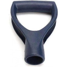 D Shaped Plastic Grip Shovel Handle Replacement,Lawn Garden Farm Snow Removal Spade Fork Shovel for Digging Raking Tool Black