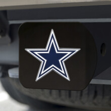 FANMATS 22553 Dallas Cowboys Black Metal Hitch Cover - 3D Farve Emblem