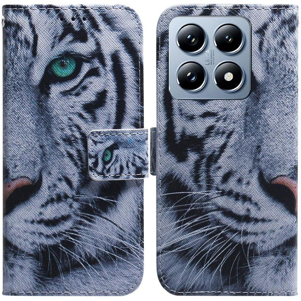 (C3 ) Flip Case For Xiaomi 14T Painted Pu Leather Wallet Magnetic Closure Card Slots 764563473496