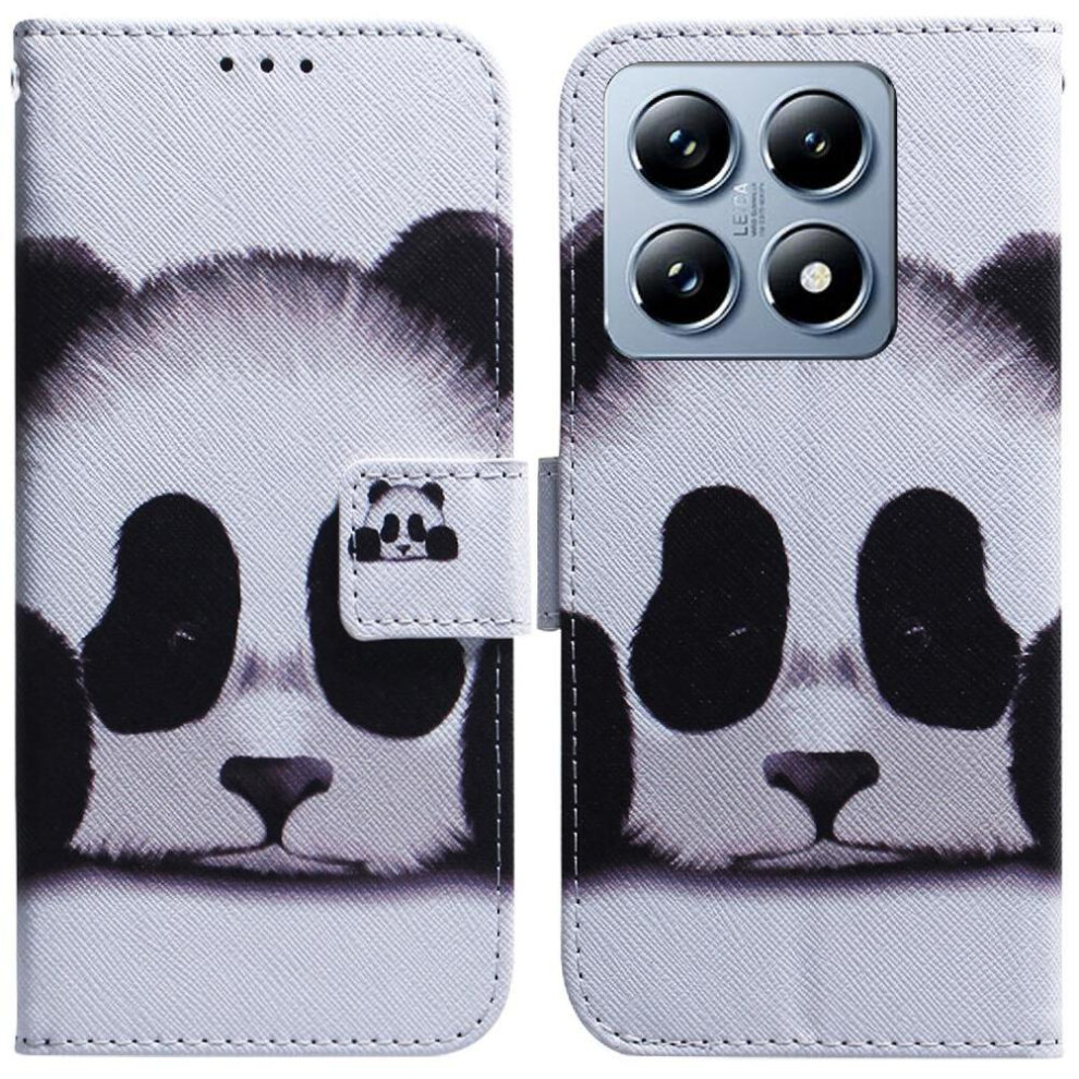 (C8 ) Flip Case For Xiaomi 14T Painted Pu Leather Wallet Magnetic Closure Card Slots 764563473540