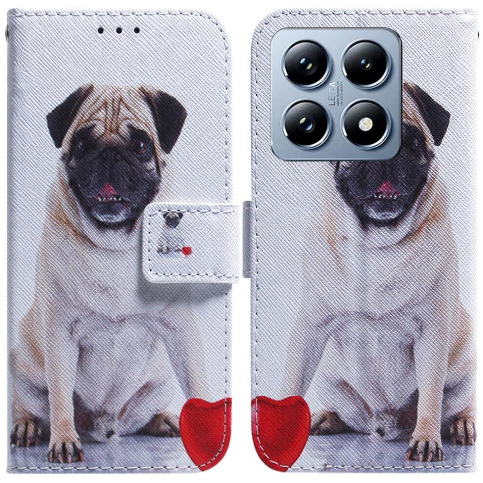 (C5 ) Flip Case For Xiaomi 14T Painted Pu Leather Wallet Magnetic Closure Card Slots 764563473519