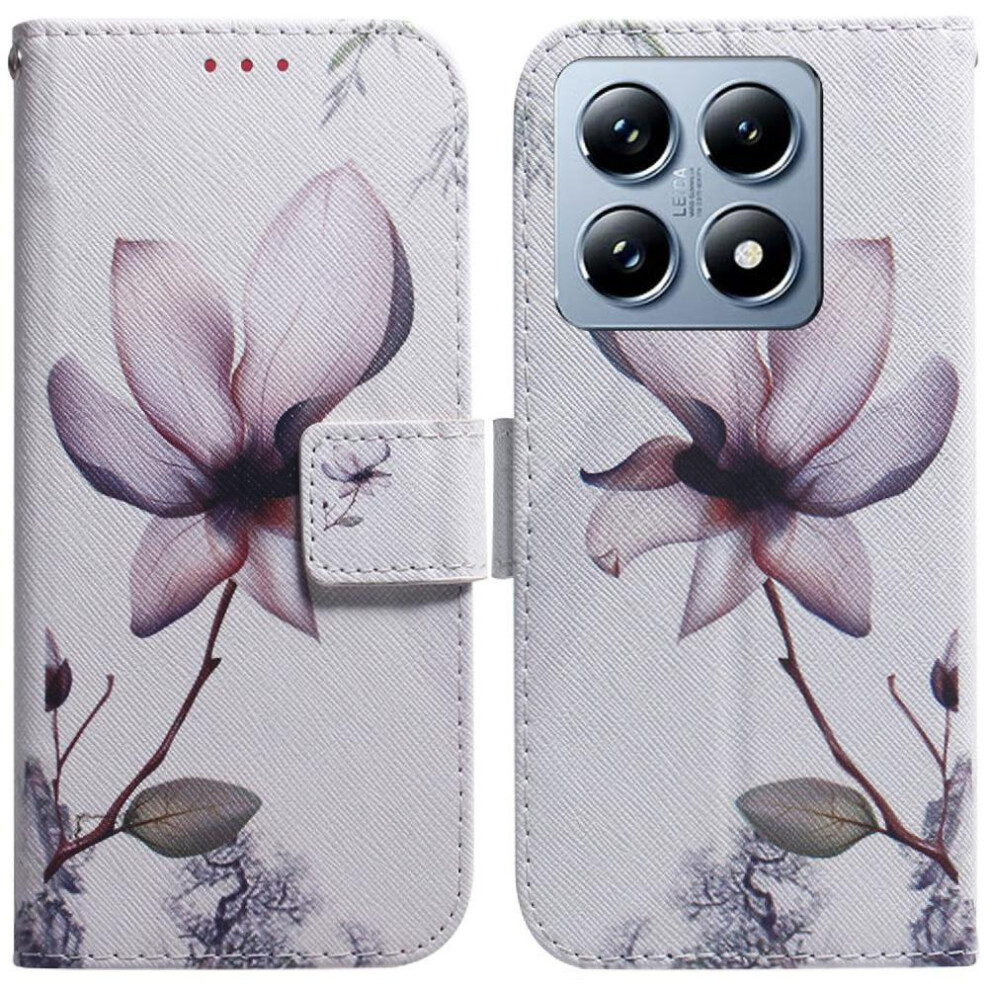 (C9 ) Flip Case For Xiaomi 14T Painted Pu Leather Wallet Magnetic Closure Card Slots 764563473557