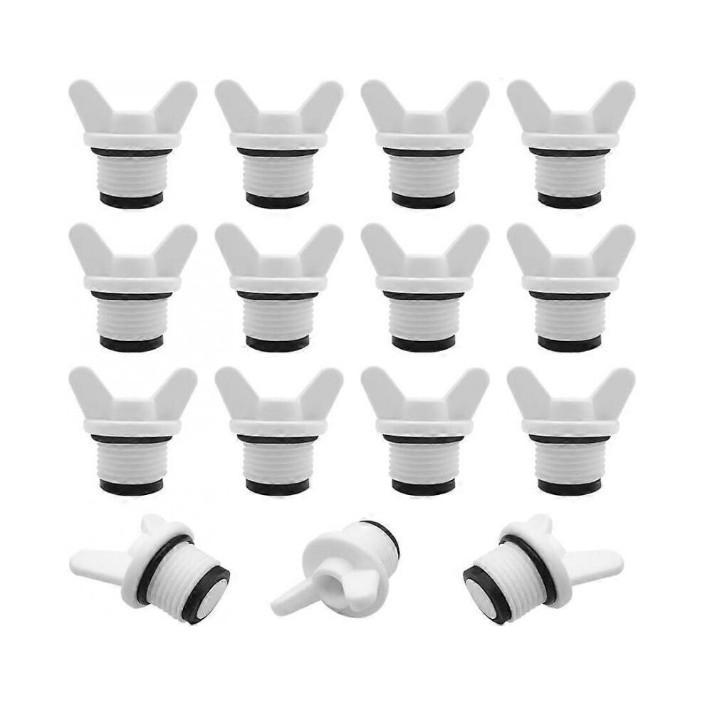 Plumbing Plugs - 15 PCS 1/2" Male Pipe Hex Plugs, Plugs, for Washing Machine, Dishwasher