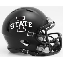 Casco Riddell NCAA Iowa State Cyclones Mini SpeedHelmet R plica Mini Speed Estilo Negro Satinado Colores del equipo Talla nica