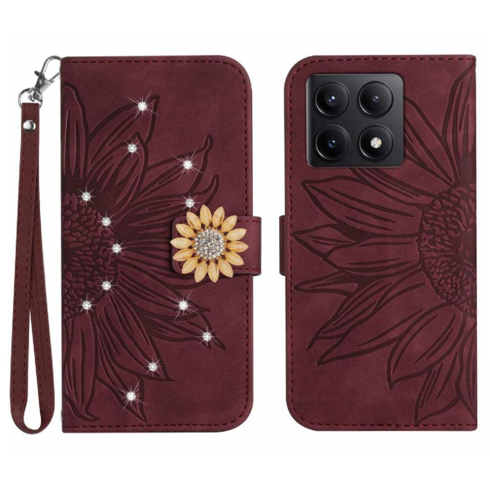 (Brown) Case For Xiaomi 14T Pro Pu Leather Flip Cover Card Holder Flip Wallet Credit Card Shockproof Tpu Shell Brown 764563474226