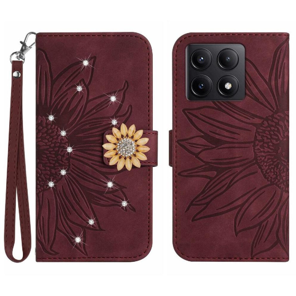 (Brown) Case For Xiaomi 14T Shockproof Tpu Shell Pu Leather Flip Cover Card Holder Flip Wallet Credit Card Brown 764563474325