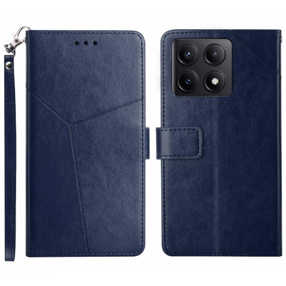 (Blue) Case For Xiaomi 14T Shockproof Tpu Shell Flip Cover Book Folding Leather Wallet Kickstand-Durable Blue 764563474851