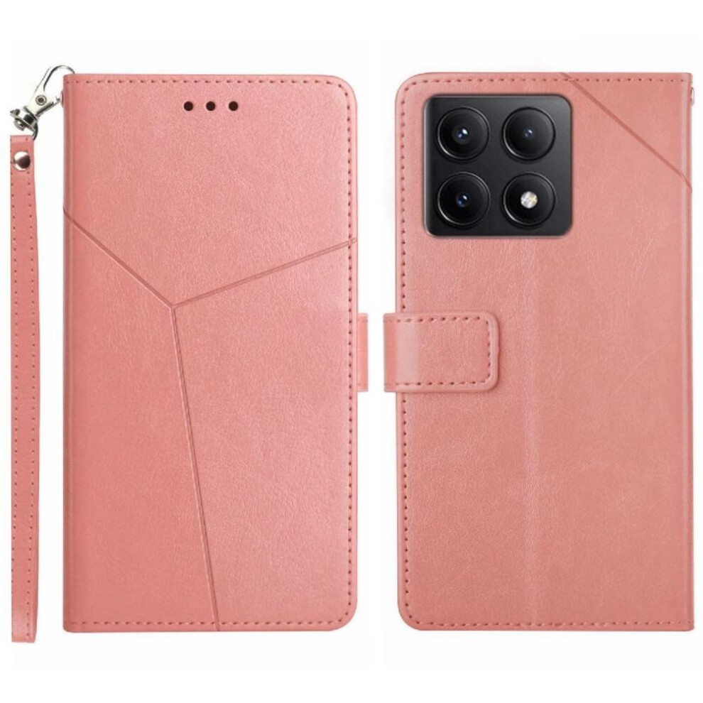 (Pink) Case For Xiaomi 14T Shockproof Tpu Shell Flip Cover Book Folding Leather Wallet Kickstand-Durable Pink 764563474837