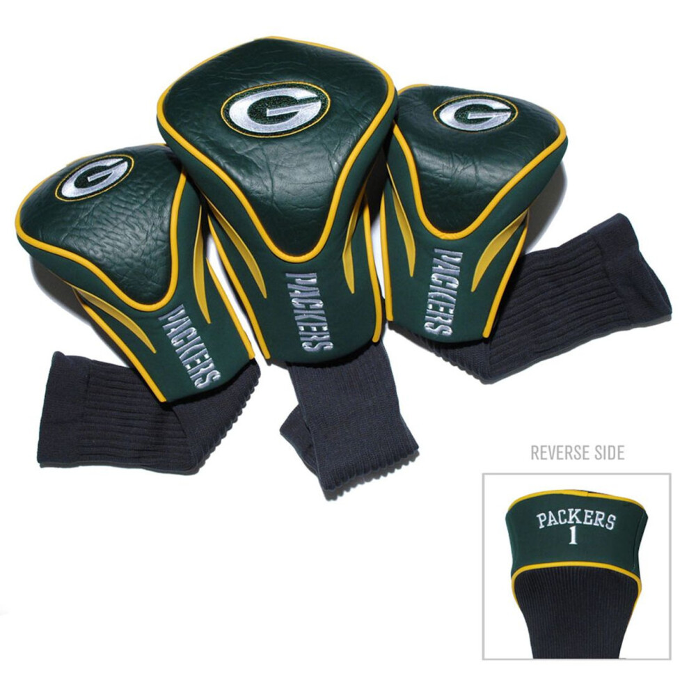 Photos - Golf Green Bay Packers  Club 3 Piece Contour Headcover Set 1001247