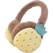 Women and Children Adjustable Fruit Earmuffs Winter Warm Folding Ear Warm Cartoon Cold Earmuffs Headband Women's Winter