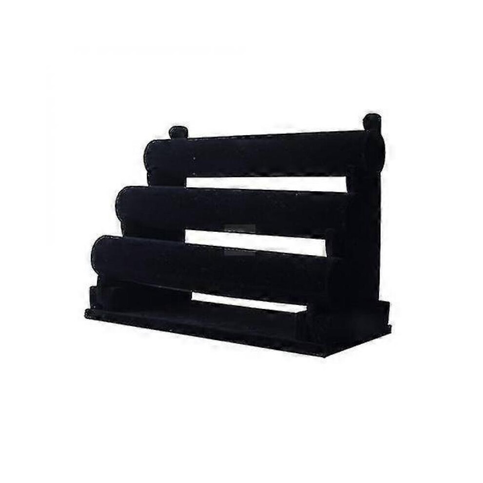 3 Tier Bangle Bracelet Watch Display Stand Bar Black