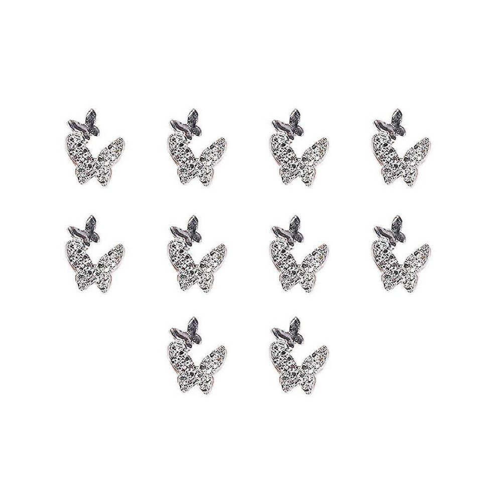 10pcs 3d Crystal Rhinestone Gems Nail Artdecoration for Women Girls Ladies