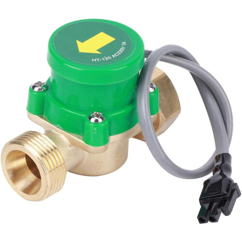 HT-120 220v 3/4" threaded 60W water pump flow sensor electronic pressure automatic control switch for shower low water pressure solar heating 2