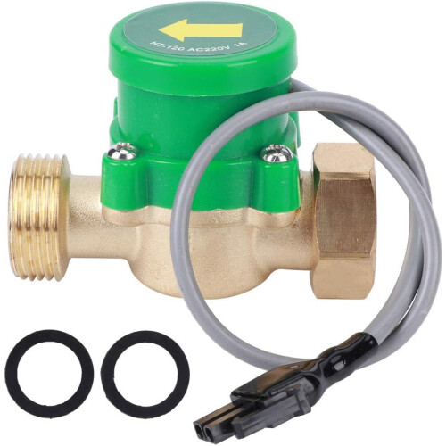 HT-120 220v 3/4" threaded 60W water pump flow sensor electronic pressure automatic control switch for shower low water pressure solar heating