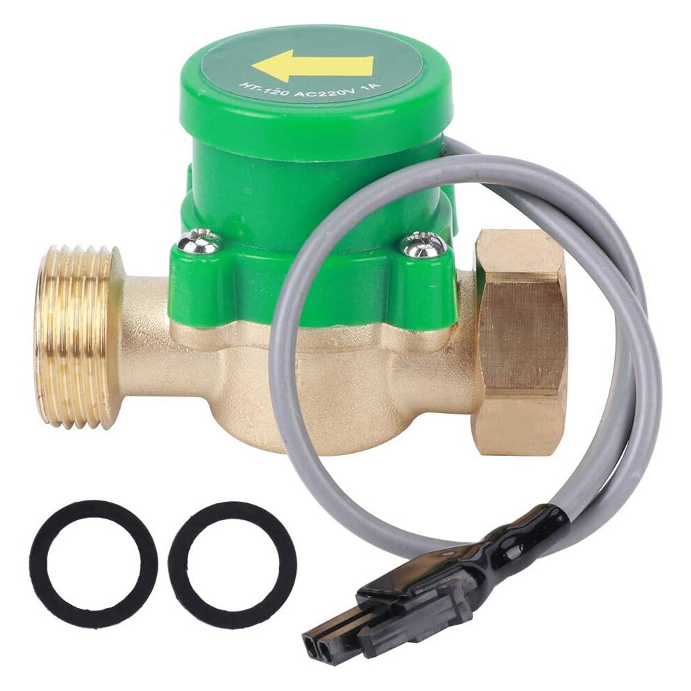 Ht-120 220V 3/4" Threaded 60W Water Pump Flow Sensor Electronic Pressure Automatic Control Switch For Shower Low Water Pressure Solar Heating 749691208264