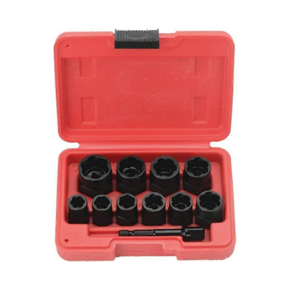 11pcs 9.5mm Impact Screw Extractor Tool Set with Tool Box-image-OPC-PH5RGP8-NEW