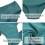 (Set 4, 3PCS) 3pcs Cotton Panties Soft Striped Underpants Sexy Solid Color Briefs 6