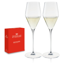 Spiegelau Definition Champagnerfl   ten, in Europa hergestellt, bleifreies Kristallglas, sp   lmaschinenfest, Weingl   ser, 2er-Set, 250 ml