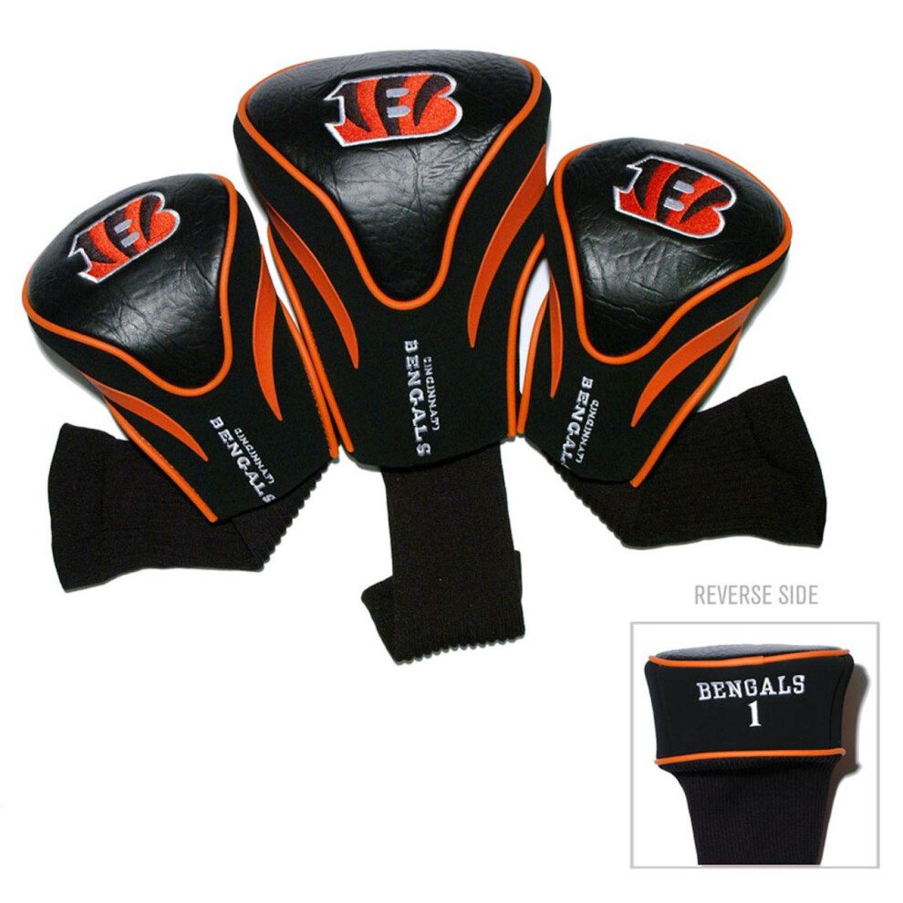 Ensemble De Couvre-Clubs De Golf Cincinnati Bengals, 3 Pi Ces, Contour Commande Sp Ciale-image