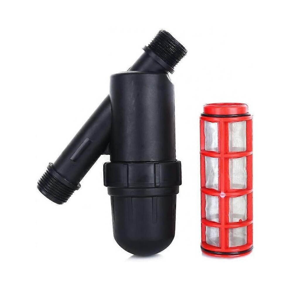 3/4in Mesh Filter Stainless Steel Irrigation Screen Filter Conditioned Water Filter for Gardening Agriculture Drip Irrigation for Pump