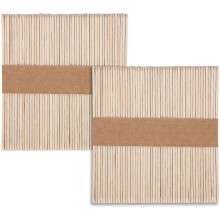 100pcs Natural Wooden Lolly Sticks ,Lollipop Sticks - Perfect for Desserts , Kids DIY Art Project and Crafts  11.4 X 1CM