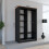 (120CM, BLACK ) LEXUS Gold Sliding Door Wardrobe 2