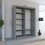 (150CM, Grey) LEXUS Gold Sliding Door Wardrobe 2