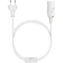 E27 socket with wire - Lamp holder for bulb with power cord electrical outlet and switch - 1.8m cable