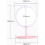 Wireless rechargeable folding LED makeup mirror for office and home 4