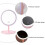 Wireless rechargeable folding LED makeup mirror for office and home 3